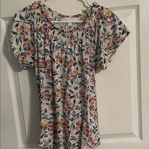 Floral Print Women's Top